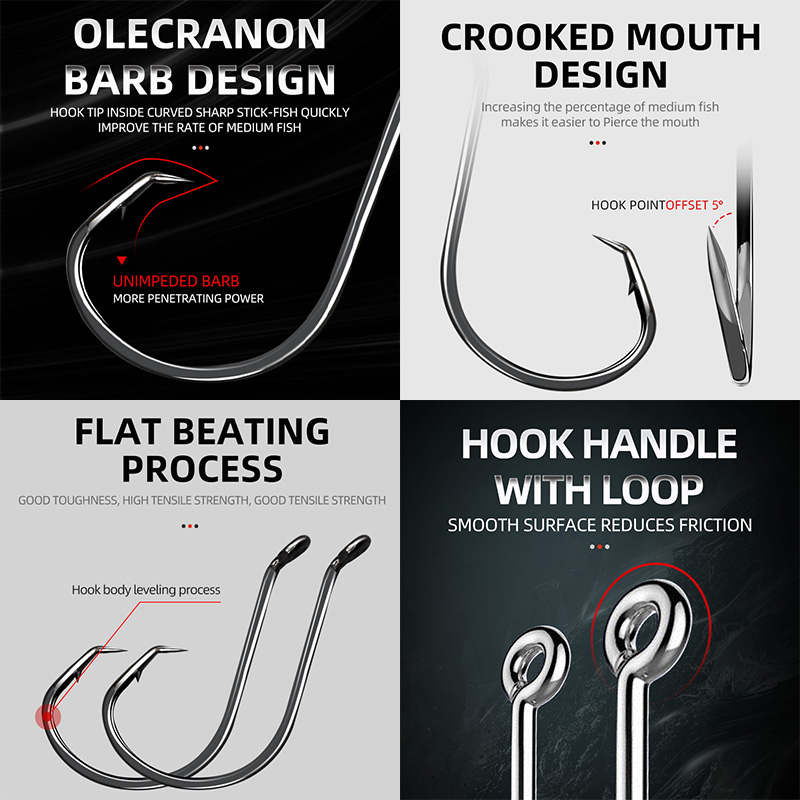 ShareShark 50pcs/box 7384 High - Fishing Hook Circle 评论和价格