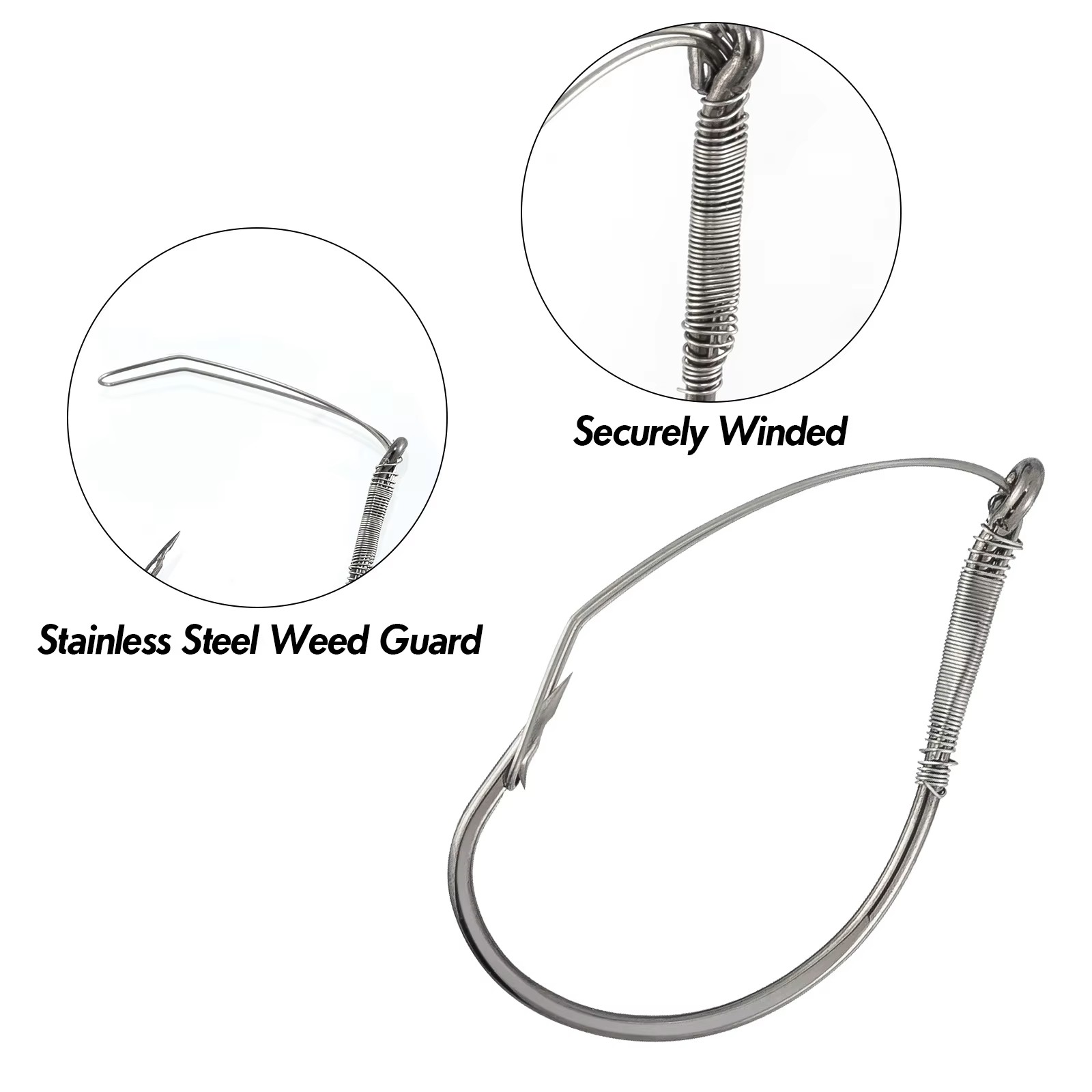 FishTrip Weedless Wacky Rig Ho - Fishing Hook Weedless 评论和价格