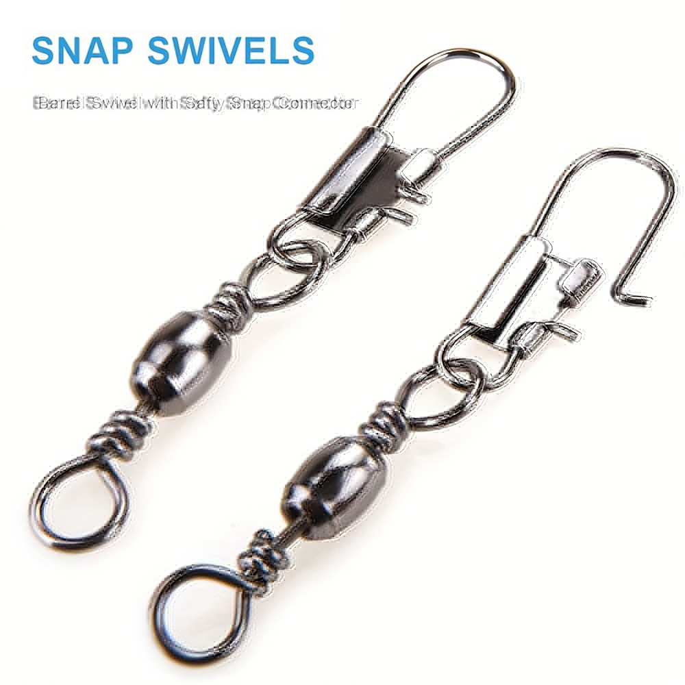 100Pcs/Lot 4#6#8#10#12# Swivel - Fishing Hook Stainless Steel 评论和价格