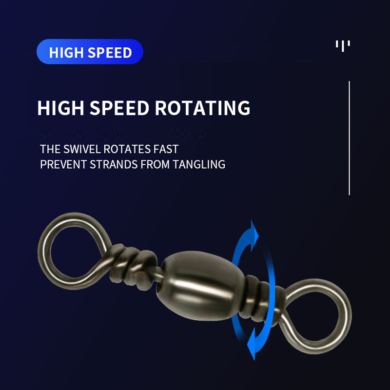ORJD 20-50pcs Barrel Swivels F - Fishing Hook Stainless Steel 评论和价格