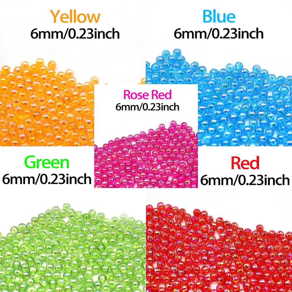 MNFT Mix 5 Colors Round Beads  - Fishing Hook Assortment 评论和价格