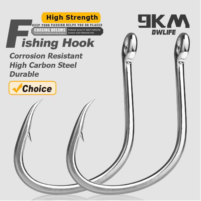 9KM Fishing Hooks Saltwater Li - Fishing Hook Barbless 评论和价格