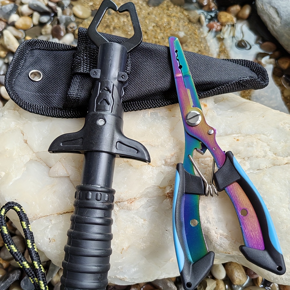 Fishing Pliers and Gripper Set - Fishing Hook Stainless Steel 评论和价格