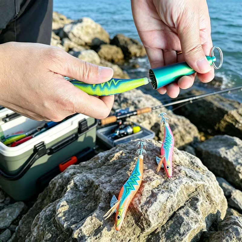Squid Hook Corrector Squid Jig - Fishing Hook Stainless Steel 评论和价格