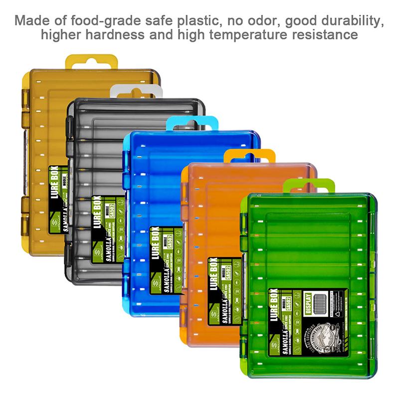 Double-Sided Compact Tackle Bo - Fishing Hook Box 评论和价格